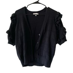 CALLIGRAPHIE Cardigan ruffle